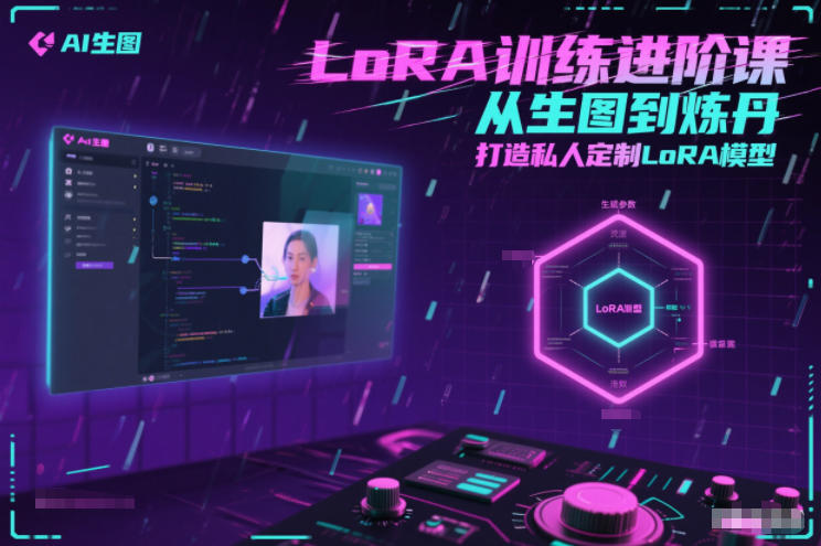 LoRA训练进阶课，从生图到炼丹，打造私人定制LoRA模型-云创网