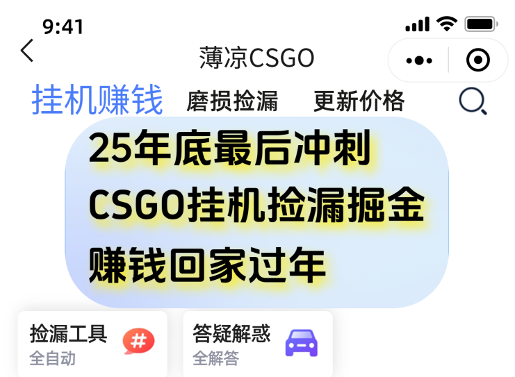 用CSGO游戏挂机捡漏掘金赚钱掘金，一部手机轻松日入500+-云创网