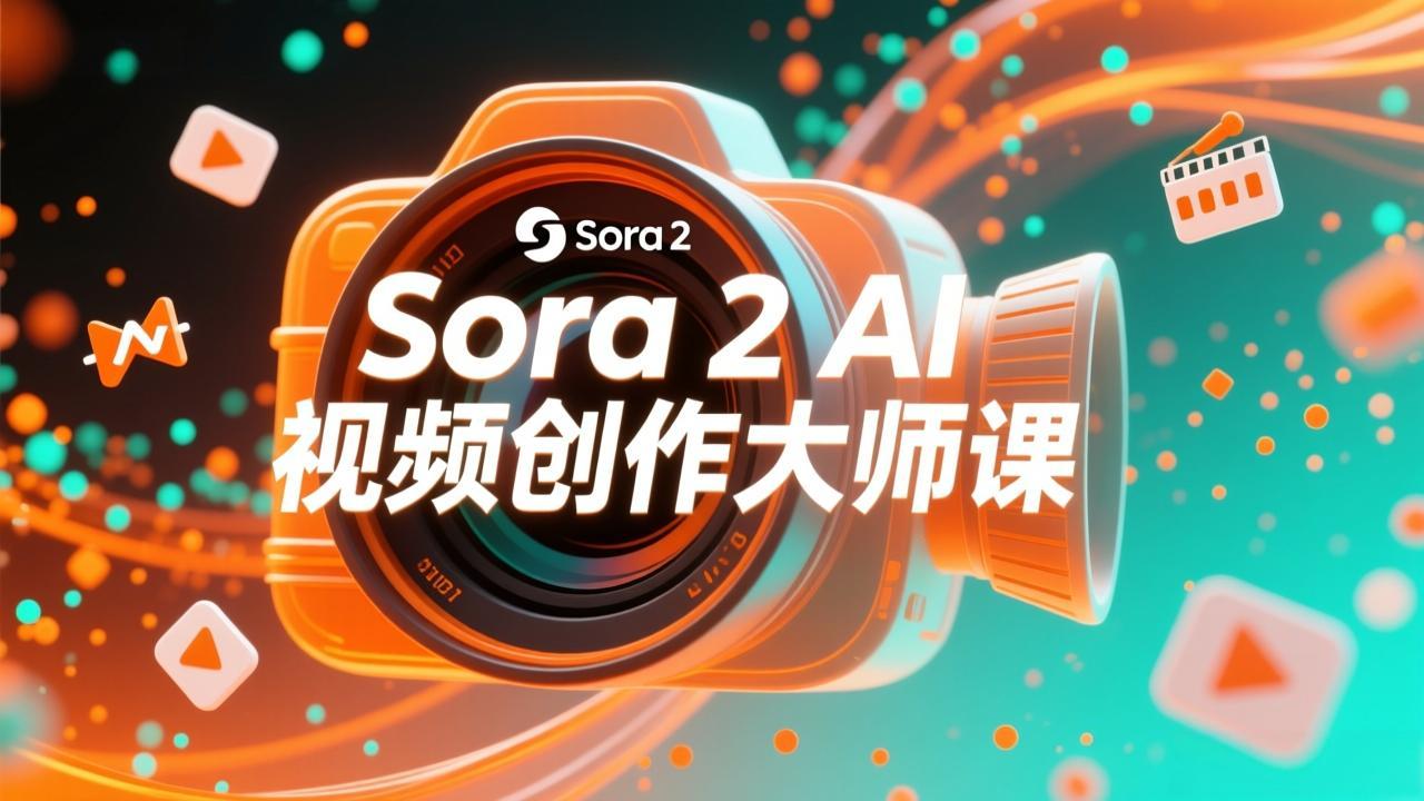 如何利用Sora 2创建流行AI人工智能视频大师班教程：掌握创作全流程，产出百万播放内容-云创网