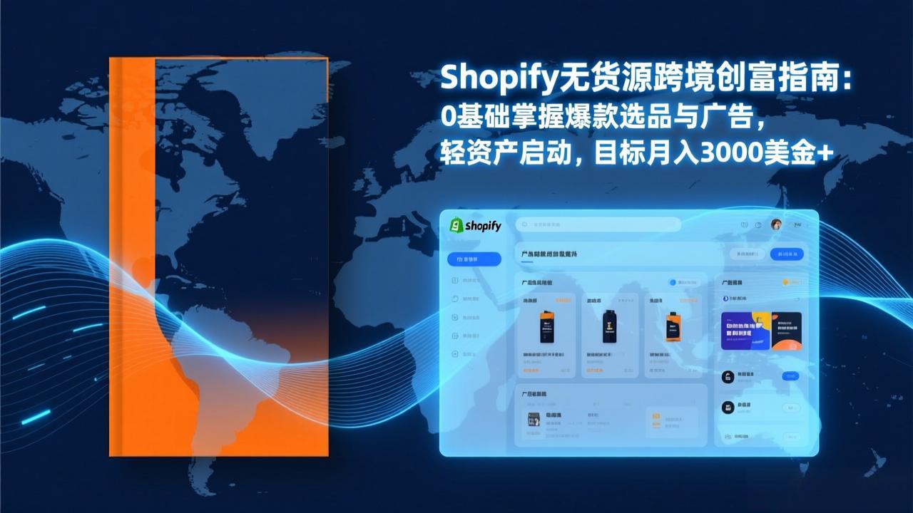 Shopify爆款打法实战：从选品到广告投放，复制爆款模型，驱动独立站月销售额破万刀-云创网