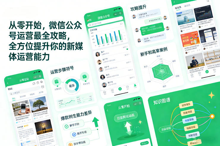 从零开始，微信公众号运营最全攻略，全方位提升你的新媒体运营能力-云创网