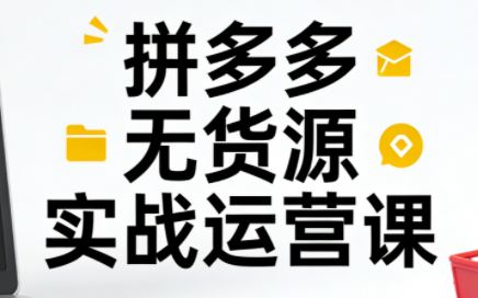 子枫老师·拼多多无货源实战运营课(更新12月)-云创网