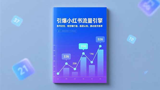 引爆小红书流量引擎，账号定位、视觉锤打造、底层认知，撬动首页推荐-云创网