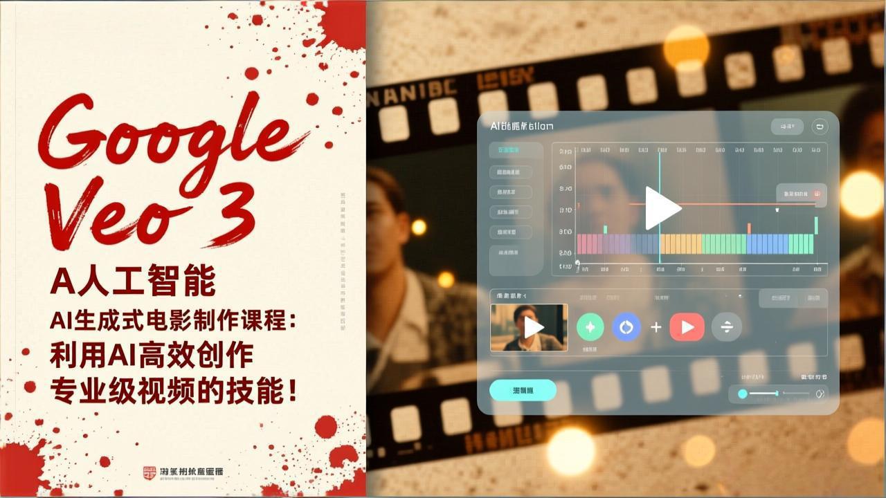 Google Veo 3人工智能AI生成式电影制作课程：利用AI高效创作专业级视频的技能！-云创网