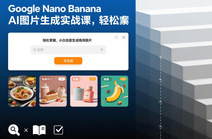 Google Nano Banana AI图片生成实战课，轻松掌握，小白也能生成商用图片-云创网