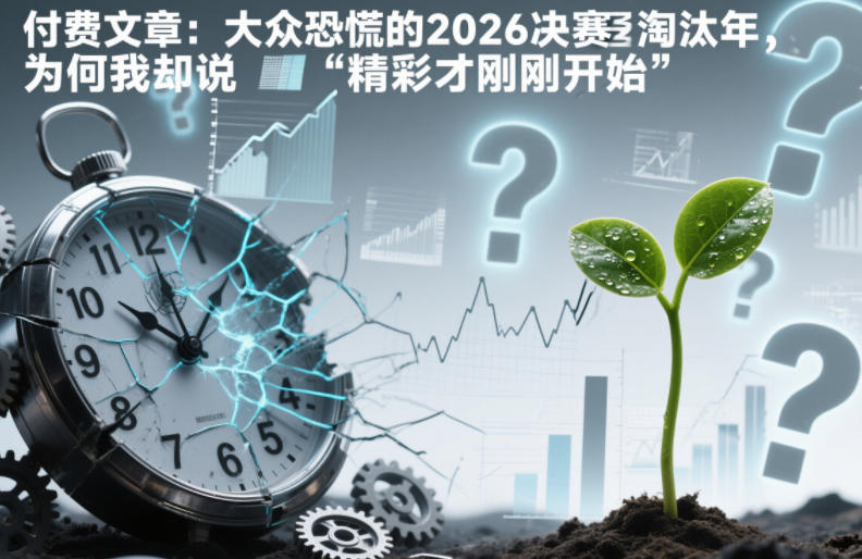 付费文章：大众恐慌的2026决赛淘汰年，为何我却说“精彩才刚刚开始”？-云创网