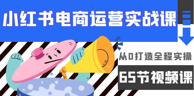 (9724期)小红书电商运营实战课，从0打造全程实操(65节视频课)-云创网