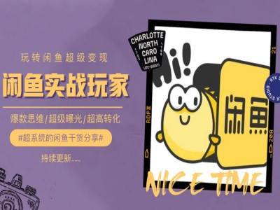 手把手教你0到1系统玩转闲鱼变现，爆款思维/超级曝光/超高转化-云创网