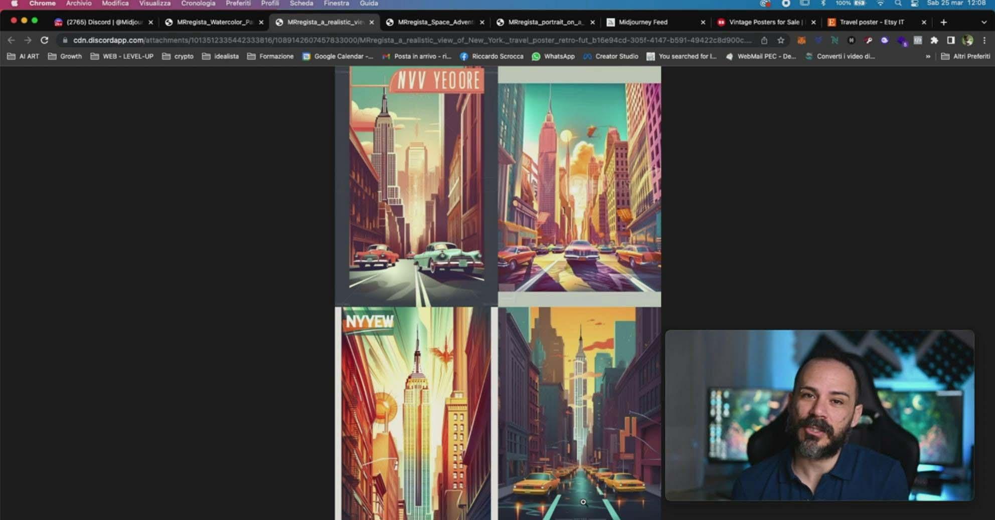 图片[10]-Midjourney AI人工智能创建和销售令人惊叹的海报教程-10节课-中英字幕-云创网