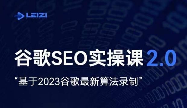 雷子·谷歌SEO 2.0实战课，独立站询盘自由必备，基于2023谷歌最新算法录制-云创网